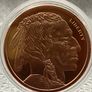 1avdp oz Fine 999 Copper Bullion Buffalo Round.(L) Image 3