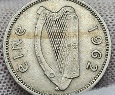 Ireland 1962 3d Threepence Very Nice Grade