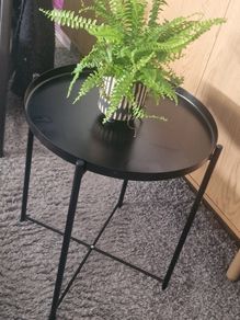 IKEA Gladom tray side table black
