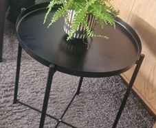 IKEA Gladom tray side table black