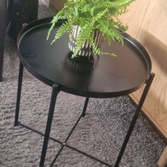 IKEA Gladom tray side table black