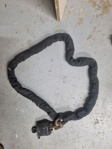 motorcycle lock and chain