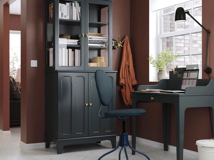 IKEA Lommarp cabinet with glass doors