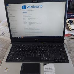 Vintage Acer Aspire. 5612 WLMi, Intel Core Duo Processor, CPU T2300, 1.66GHZ, 32 bit,  2GB Ram, Windows 10, Microsoft Edge, Chrome and VCL