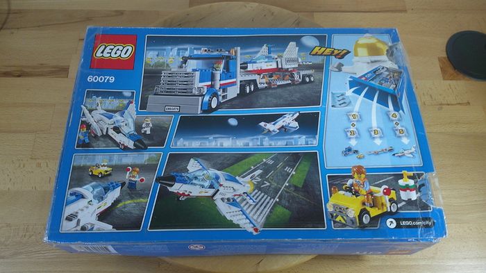 LEGO City 60079 Training Jet Transporter Truck & Jet Plane 100% Complete Boxed
