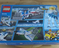 LEGO City 60079 Training Jet Transporter Truck & Jet Plane 100% Complete Boxed