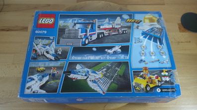 LEGO City 60079 Training Jet Transporter Truck & Jet Plane 100% Complete Boxed