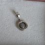 Pandora spinning signature dangle charm perfect condition fully hallmarked Image 2