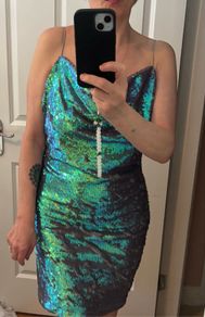 sequin Karen Milen dress