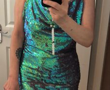 sequin Karen Milen dress