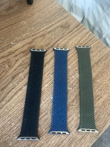 3 Apple Braided Solo Loop Watch Straps