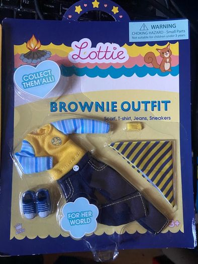 Lottie doll- Brownie outfit set. Brand new.