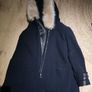 navy wool hooded duffel coat large Image 5