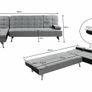 Sofa Clearance - Brand New with Chaise Image 3