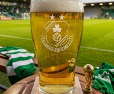 Shamrock Rovers Engraved Pint Glasses