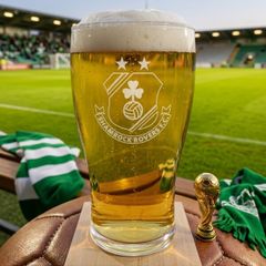 Shamrock Rovers Engraved Pint Glasses