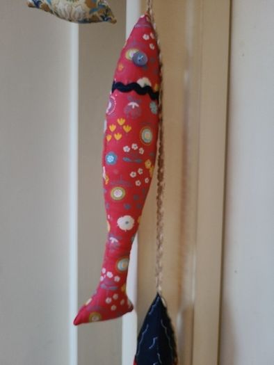 Fabric Fish Hanging