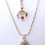 Freedom Jewellery Gold Plated Unique Pendant and Chain Image 2