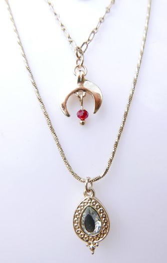 Freedom Jewellery Gold Plated Unique Pendant and Chain