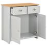 Sideboard Grey 79x35x81 cm Image 3