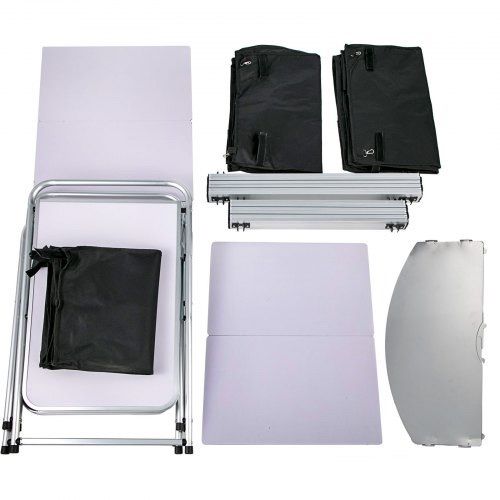 Black Camping Outdoor Kitchen Steel Windscreen Camping Kitchen Storage Table 3 Zippered Bags Camping Cook Table 2 Side Tables Camp Cook Table Portable Outdoor Camping Table for Outdoor (FREE SHIPPING)