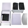 Black Camping Outdoor Kitchen Steel Windscreen Camping Kitchen Storage Table 3 Zippered Bags Camping Cook Table 2 Side Tables Camp Cook Table Portable Outdoor Camping Table for Outdoor (FREE SHIPPING) Image 6