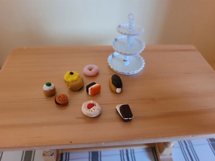 Dolls house tableware - plates, cutlery, glasses and more