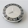 4 x Mercedes Benz New Silver/black Centre caps Image 3
