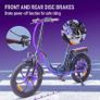 Fafrees F20 Pro City Electric Bike - Aurora Blue Image 5