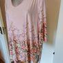 In Print plus size V-neck lovely long line top size UK22/24 Perfect condition Postage included Image 2