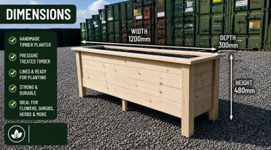 Premium Timber Planter Box