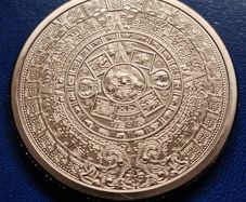 5 oz Aztec Calendar Copper Round