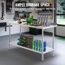 24 x 60 x 36 Inch Stainless Steel Work Table, Commercial Food Prep Worktable Heavy Duty Prep Worktable Image 3