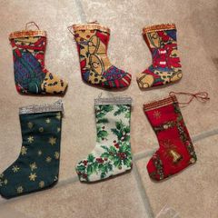 Christmas sock decoration