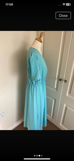 ICHI turquoise dress size 10