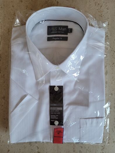 Men's Shirt Short Sleeve 16"