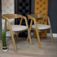 Set 4 oak chairs skandinavian style