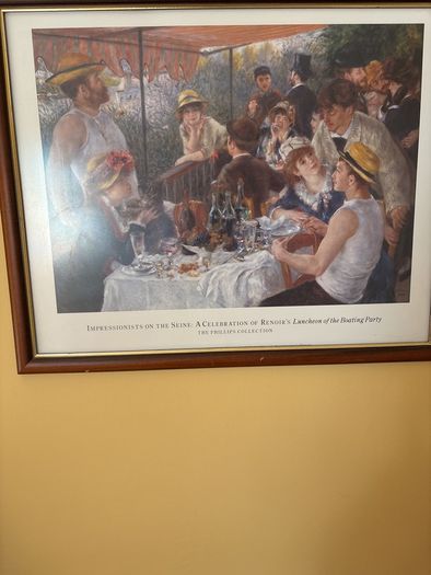 Framed Renoir Print - Luncheon of the Boating Party