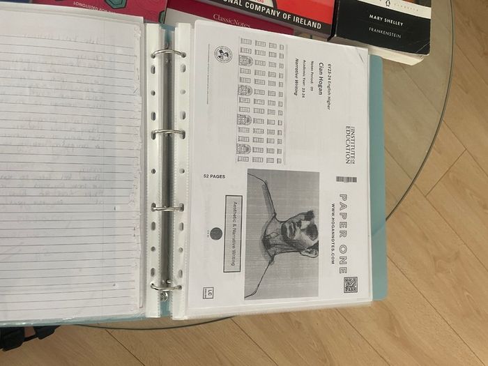 English books and notes from Institute of Education