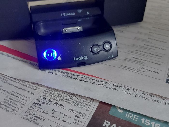 Logik 3  i-station, IPOD speaker, working fine, ideal portable music