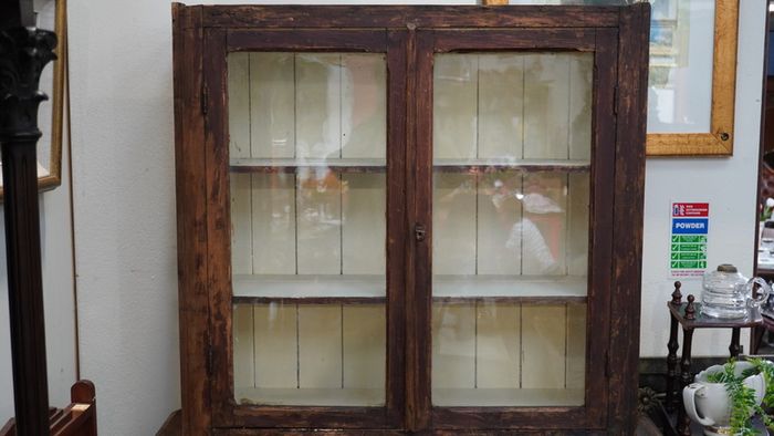 Antique Irish Workshop Cabinet - c.1910