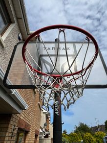 Basketball hoop and stand