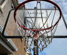 Basketball hoop and stand
