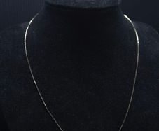 Vintage 9ct Gold Fine Box Chain 48cm Fully Hallmarked