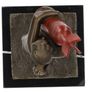 Bomb Hugger (37 cm) - Bronze, Marble, Signed Image 5