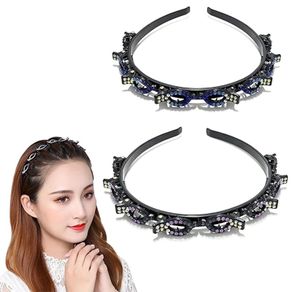 Brand New 1PCS Hairband with Twist Clip Hairstyle Aid Hairband with Clips,