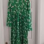Floral, Green Dress size 12 full length Image 2