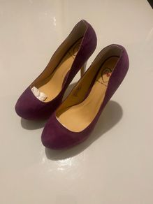 Pump Purple Platform Heels