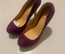 Pump Purple Platform Heels
