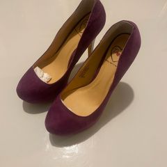 Pump Purple Platform Heels